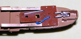 Blue wire connection